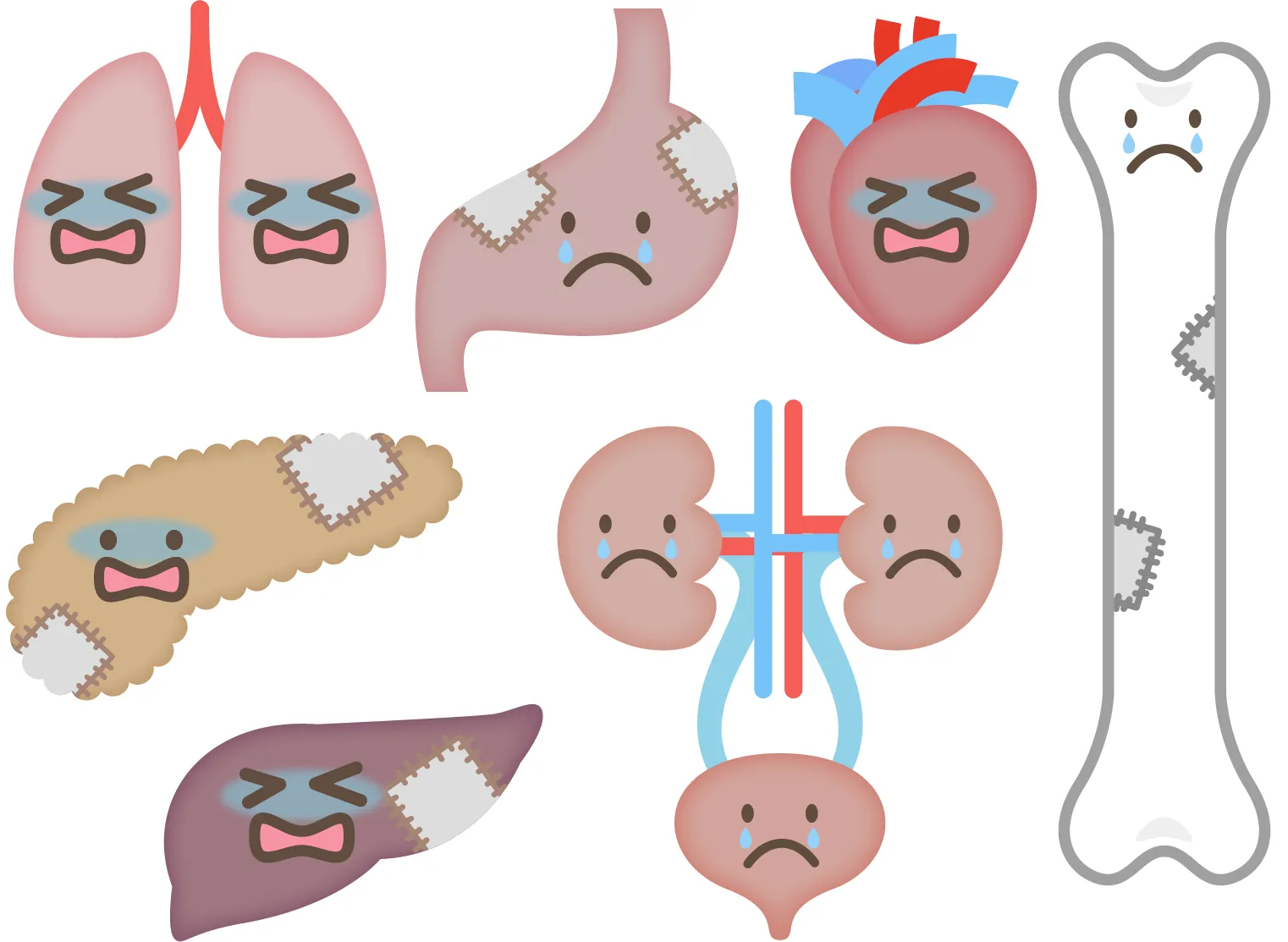 内臓機能の乱れ